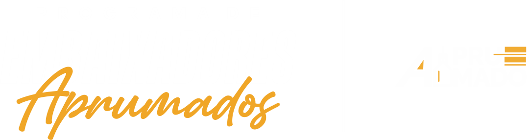 Logo do Programa de Embaixadores Aprumado